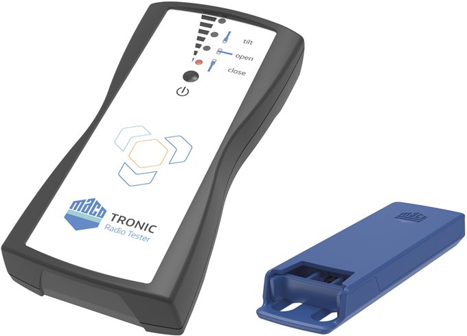 Tester di controllo e trasmettitore di prova per sensori radio MACO