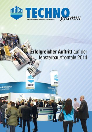 Erfolgreicher Auftritt auf der fensterbau/frontale 2014