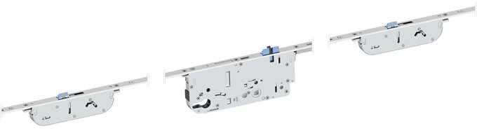 The door is pulled closed – 3 latches for perfect gasket compression