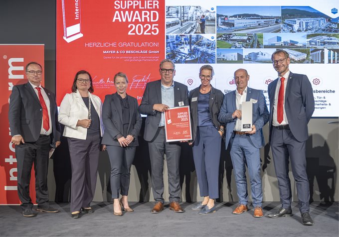 MACO recibe el premio «Internorm Supplier Award»