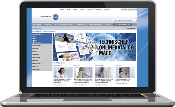 TOM – technický online katalóg MACO