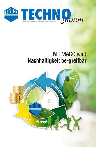 Mit MACO Nachhaltigkeit be-greifbar